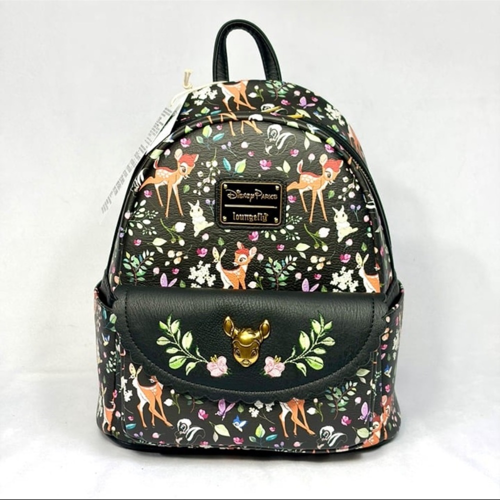 Loungefly Disney Parks Bambi Forest Friends Mini Backpack.